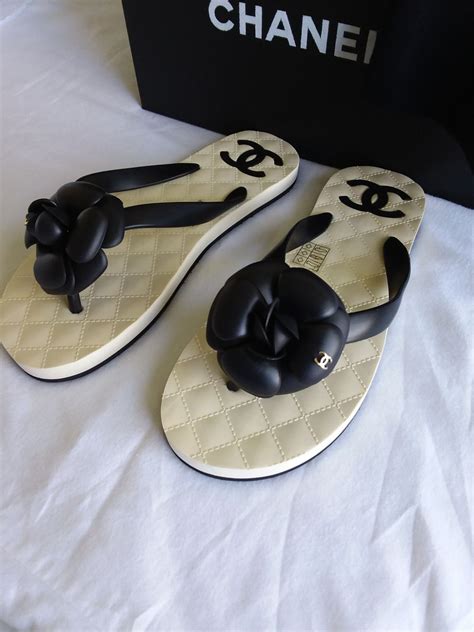 chanel flip flops cheap|chanel sandals official website.